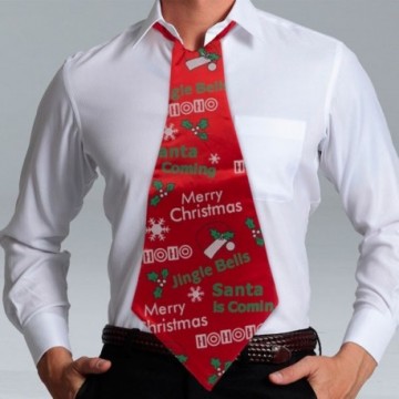 Cravate Géante de Noël