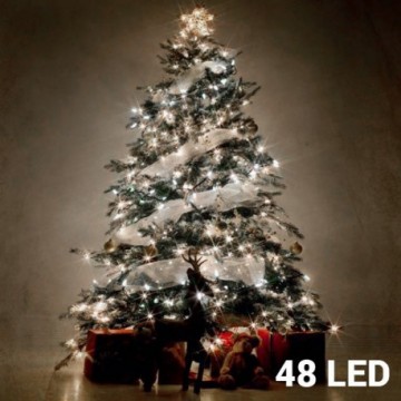 Lumières Blanches de Noël (48 LED)