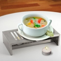 Chauffe-plats Inox