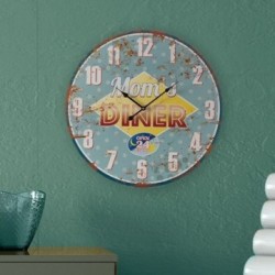 Horloge Murale Mom's Diner