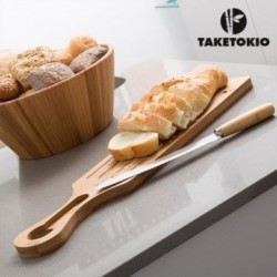 Planche et Couteau à Couper le Pain Bambou TakeTokio