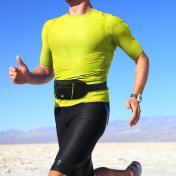 Ceinture de Sport avec Poches à Fermeture Éclair