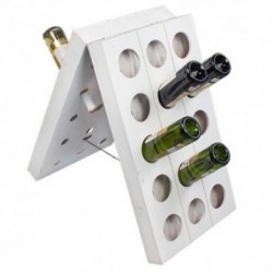 OUTLET Porte-Bouteilles de Vin Vintage en Bois (Sans emballage )