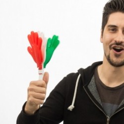 Mains Clap-Clap Drapeau de l'Italie
