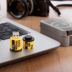 Clé USB Carrete Fotográfico 8 GB avec Étui Cámara Reflex