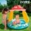 Piscine Gonflable avec Parasol Champignon Intex