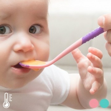 Cuillères pour Bébés avec Capteur de Chaleur (pack de 2)