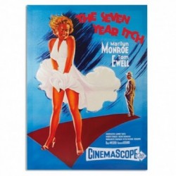 Poster Tableau Cinéma Marilyn Monroe The Seven Year Itch 50 x 70 cm