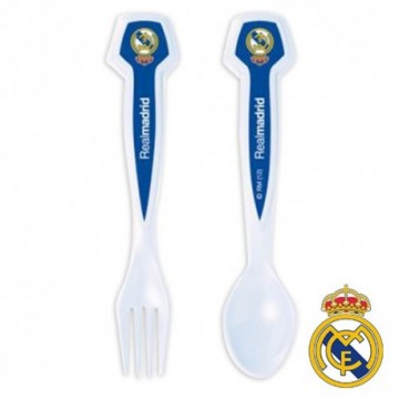 Jeu de 2 Couverts FC Real Madrid