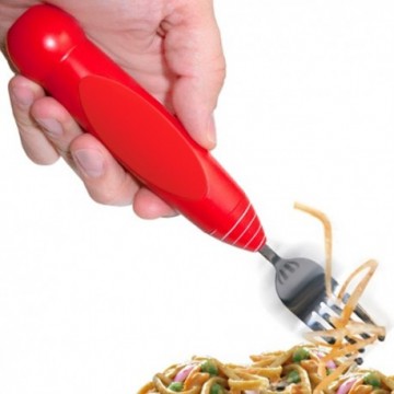 Fourchette à spaghetti avec tête pivotante