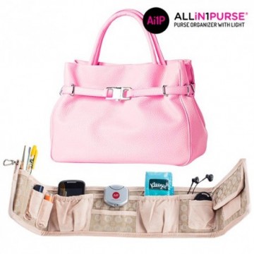 Organisateur de Sac à Main avec Lumière All in 1 Purse