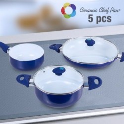 Batterie de Cuisine Ceramic Chef Pan (5 pièces)