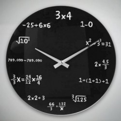 Horloge Murale Maths