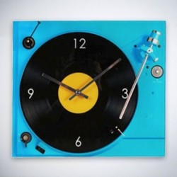 Horloge Murale Tourne Disque