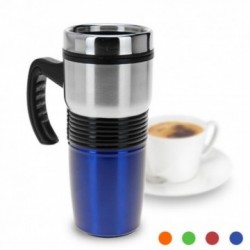 Mug Isotherme Couleur et Inox 400 ml