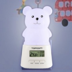 Veilleuse LED Enfant avec Horloge TopCom KL4330