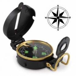 Boussole Lensatic avec Couvercle et Viseur