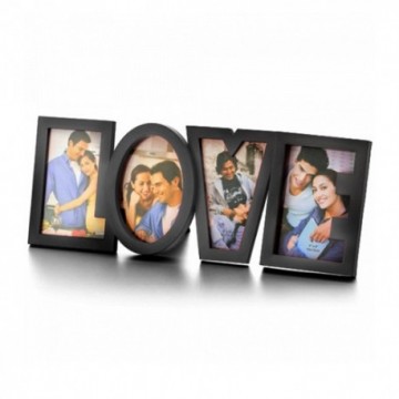 Cadre Photo Romantique en Plastique Love