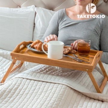 Plateau Petit-Déjeuner au Lit Bambou TakeTokio