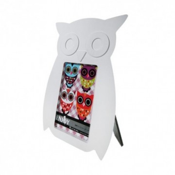 Cadre Photo Hibou Blanc