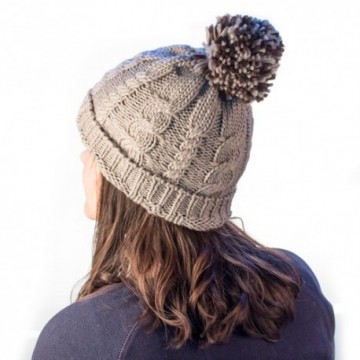 Bonnet Tricot à Pompon
