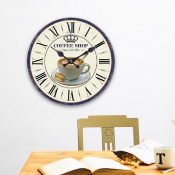 Horloge Murale Café