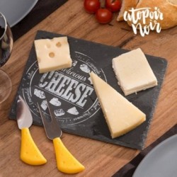 Plateau Fromage en Ardoise Rectangulaire