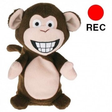 Singe Peluche avec fonction enregistrement et reproduction