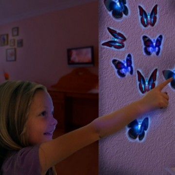 Papillon LED à ventouse