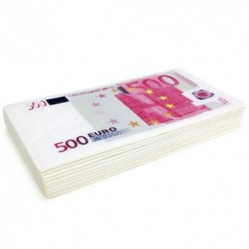 Serviettes Billet de 500€