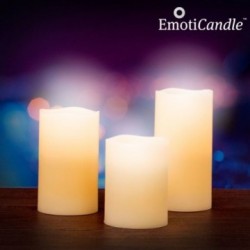 Bougies LED Blow Sensor EmotiCandle (paquet de 3)