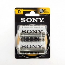 Piles Salines Ultra Sony C R14 d'1,5V (pack de 2)