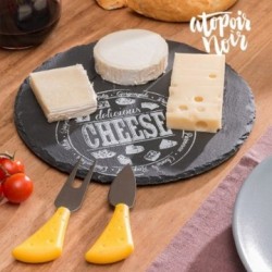 Plateau Fromage Rond en Ardoise