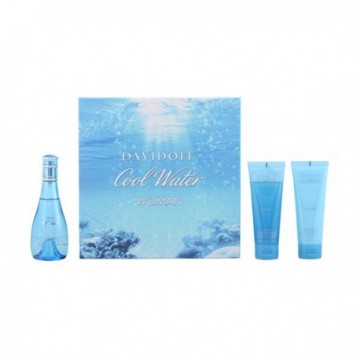Davidoff - COOL WATER WOMAN LOTE 3 pz